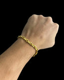 Pulseira Cadeado 8mm (Fecho Duplo)