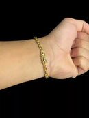 Corrente + Pulseira Cadeado 5mm (Fecho Duplo Nossa Senhora)