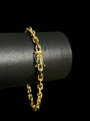 Corrente + Pulseira Cadeado 5mm (Fecho Duplo Nossa Senhora)