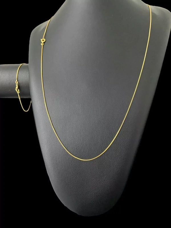Corrente + Pulseira Veneziana 1mm