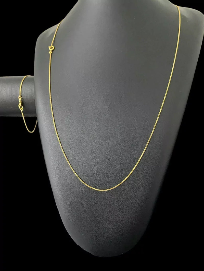 Corrente + Pulseira Veneziana 1mm